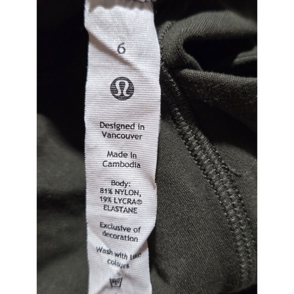 Lululemon Align Pant High Rise 25" Leggings Green Women's Size 6 - Picture 3 of 10